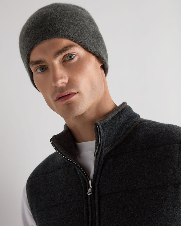 Unisex Double Layer Cashmere Beanie  3