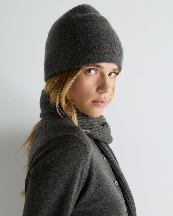 Unisex Double Layer Cashmere Beanie  4