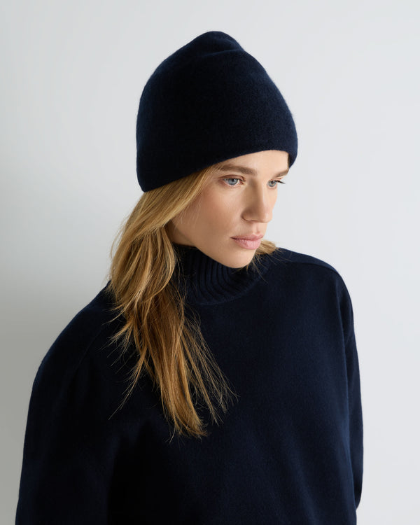 Unisex Double Layer Cashmere Beanie 4
