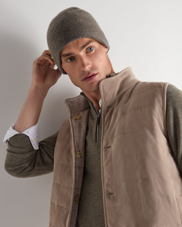 Unisex Double Layer Cashmere Beanie 3