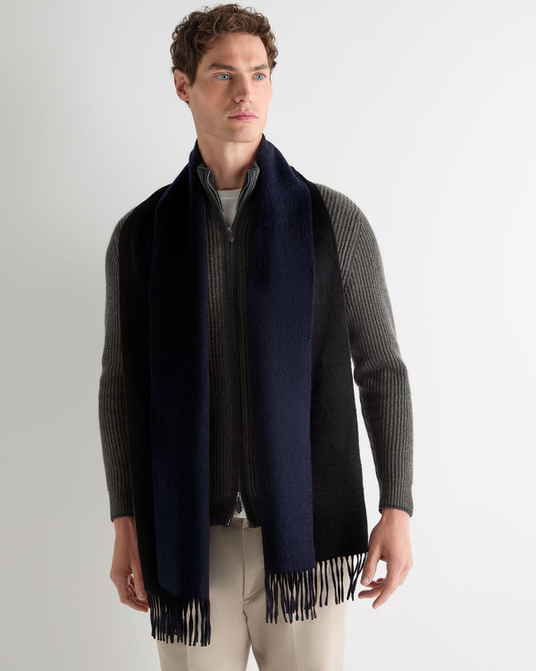 Unisex Doubleface Woven Cashmere Scarf 5