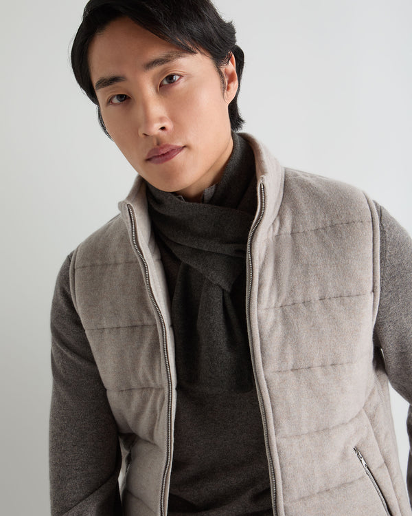Men's Two Tone Small Cashmere Scarf  2