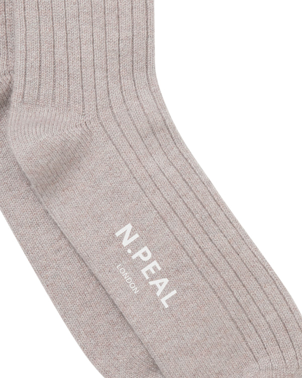 Men's Rib Cashmere House Socks 2