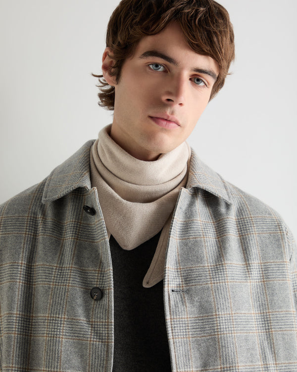 Unisex Silk Cashmere Scarf Sandstone 5
