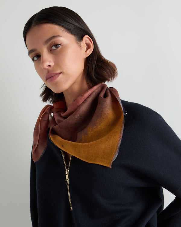 Women's Ombre Print Cashmere Foulard 3