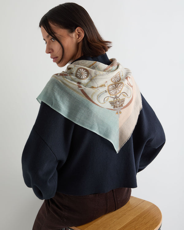 Women's Regal Print Cashmere Foulard 3