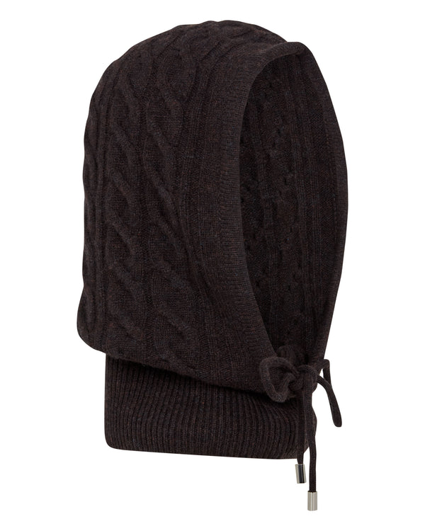 Women's Lucia Cable Cashmere Hood 1