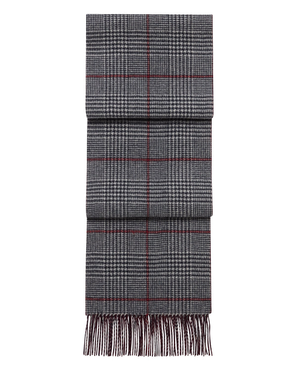 Unisex Cashmere Check Scarf 1