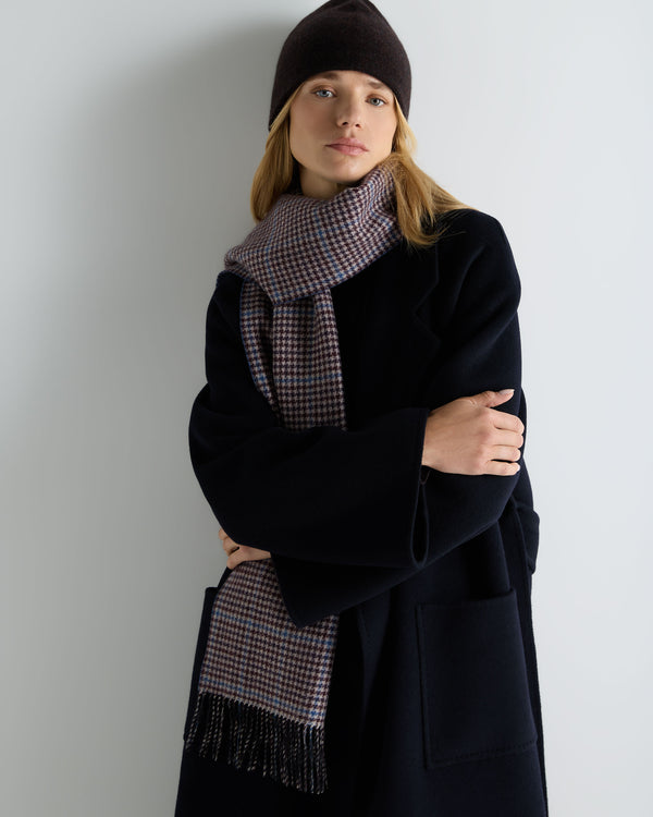 Unisex Cashmere Check Scarf 4