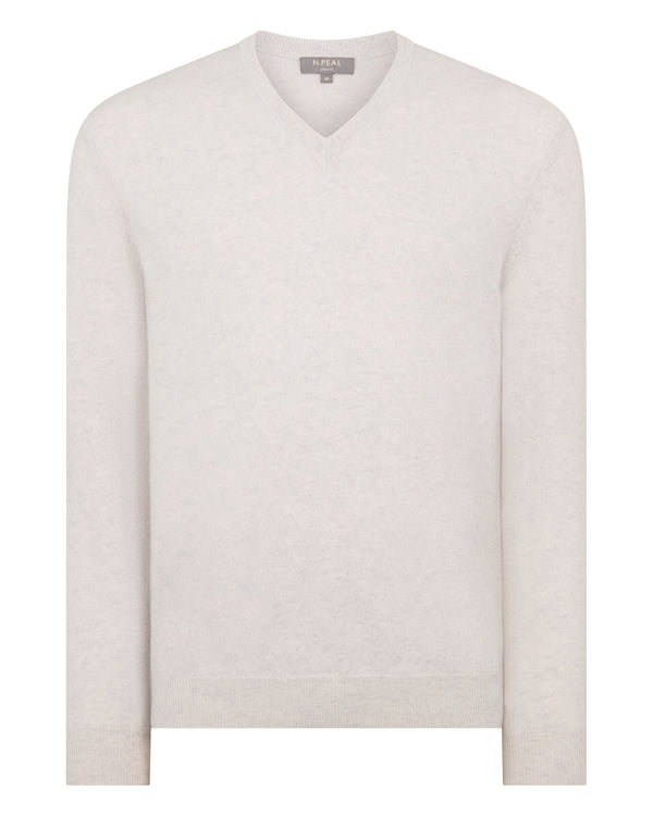 Men's The Burlington V Neck Cashmere Jumper 2