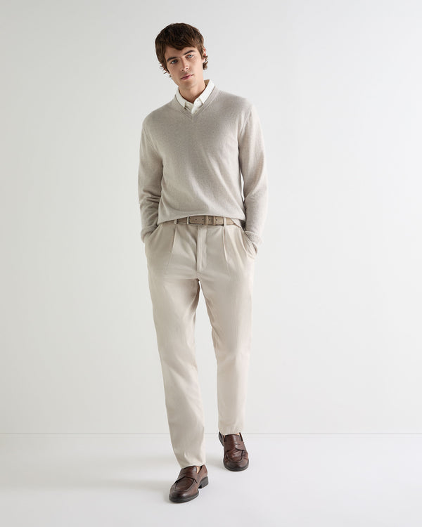 Men's The Burlington V Neck Cashmere Jumper 3