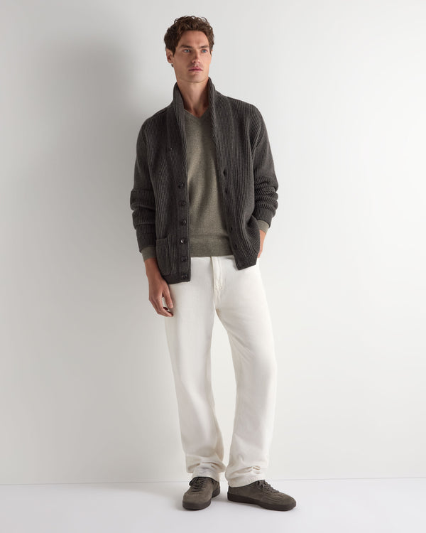 Men's Burlington V Neck Cashmere Jumper 3
