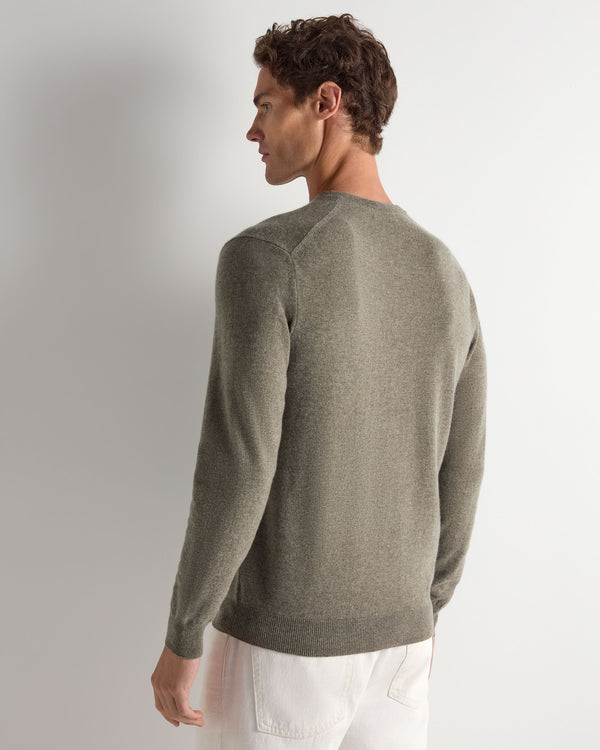 Men's Burlington V Neck Cashmere Jumper 4