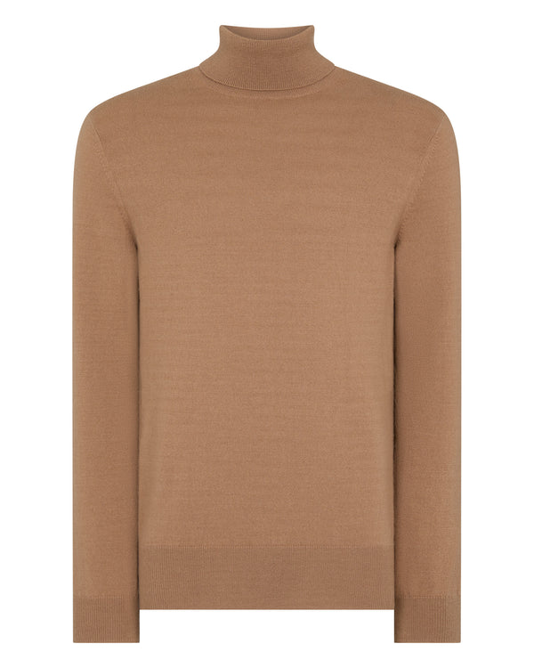 Men's Trafalgar Roll Neck Cashmere Jumper 2