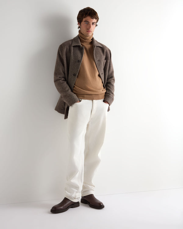 Men's Trafalgar Roll Neck Cashmere Jumper 3
