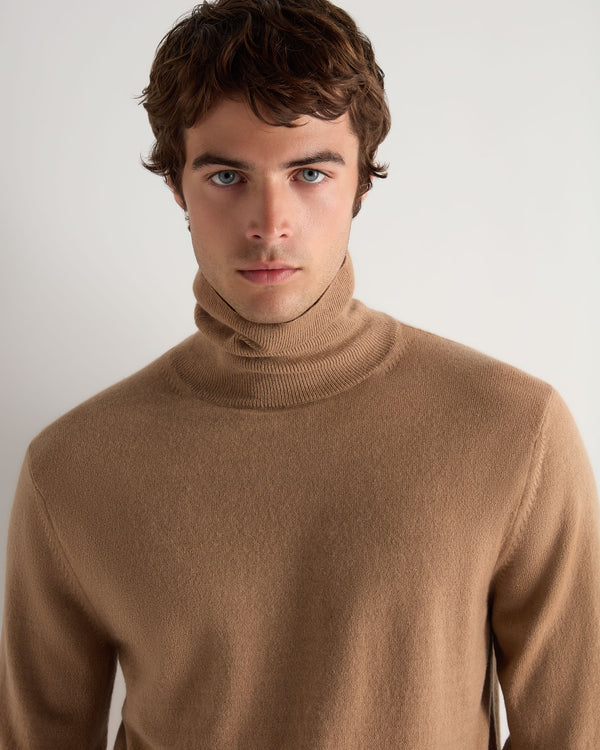 Men's Trafalgar Roll Neck Cashmere Jumper 6