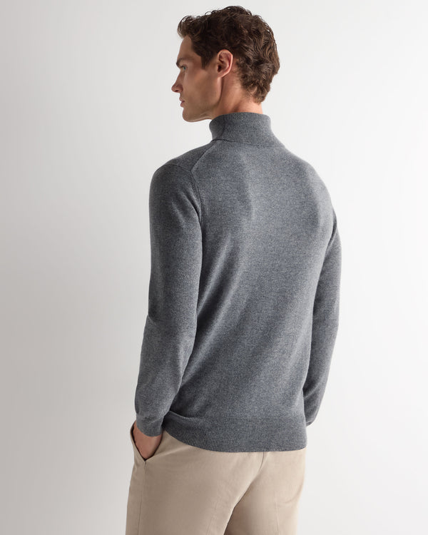 Men's Trafalgar Roll Neck Cashmere Jumper 4