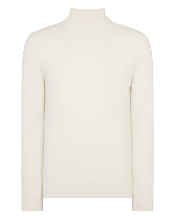 Men's Trafalgar Roll Neck Cashmere Jumper 2