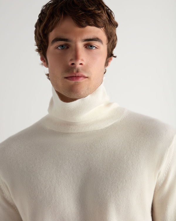 Men's Trafalgar Roll Neck Cashmere Jumper 6