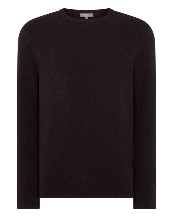 Men's Oxford Round Neck Cashmere Jumper 2