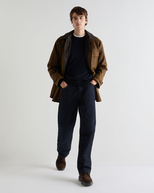 Men's Oxford Round Neck Cashmere Jumper  3