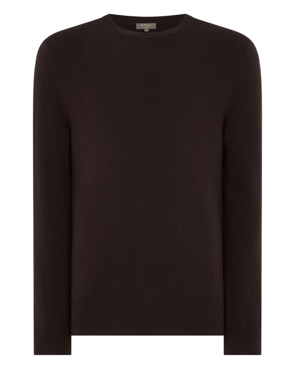 Men's Oxford Round Neck Cashmere Jumper 2