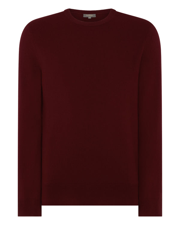 Men's Oxford Round Neck Cashmere Jumper 2