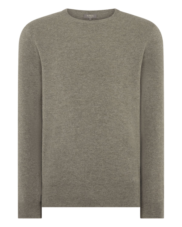 Men's Oxford Round Neck Cashmere Jumper 2