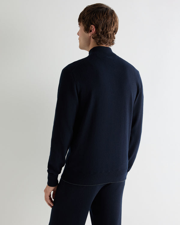 Men's Knightsbridge Full Zip Cashmere Jumper  4