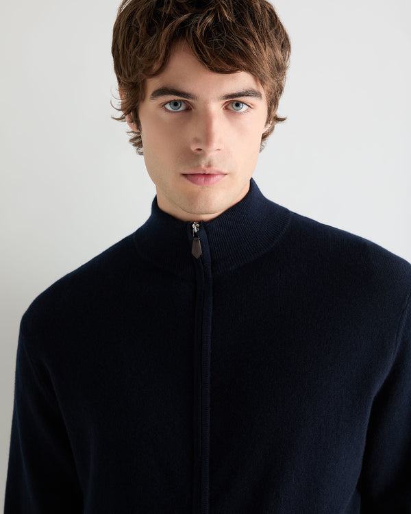 Men's Knightsbridge Full Zip Cashmere Jumper  5