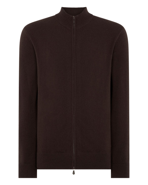 Men's Knightsbridge Full Zip Cashmere Jumper 2