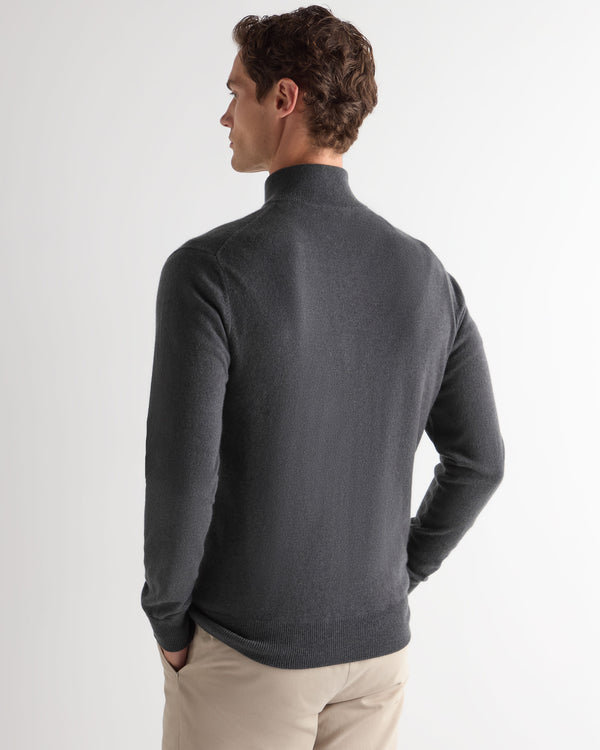 Men's Knightsbridge Full Zip Cashmere Jumper 4
