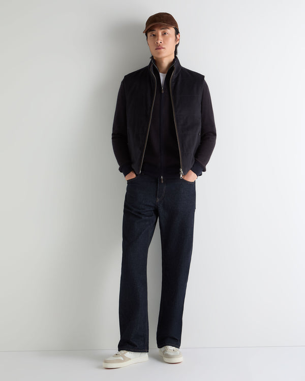 Men's Hyde Jacquard Fine Gauge Cashmere Full Zip Jumper 3