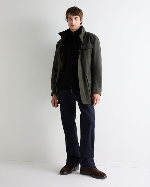 Men's Hyde Fine Gauge Cashmere Full Zip Jumper  3