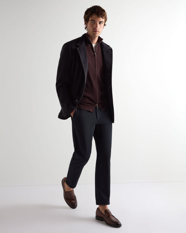 Men's Hyde Fine Gauge Cashmere Full Zip Jumper 3