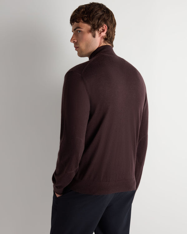Men's Hyde Fine Gauge Cashmere Full Zip Jumper 4