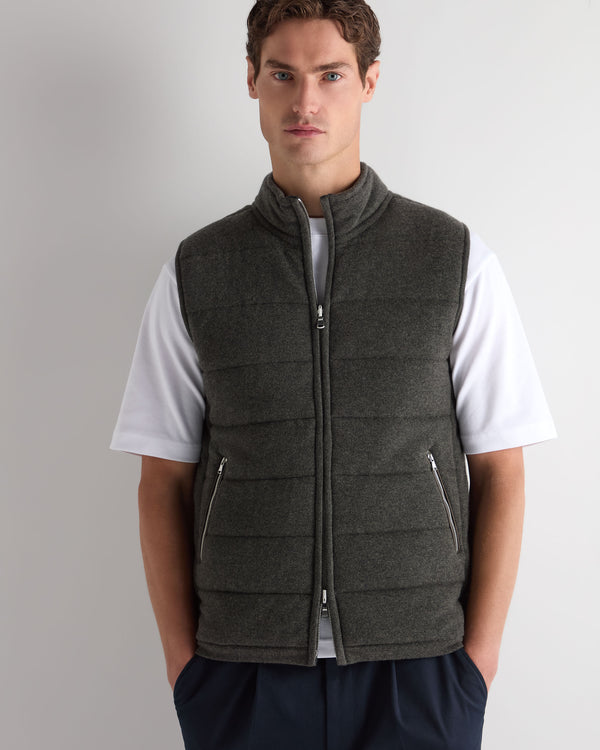 Men's Mall Reversible Cashmere Gilet  1
