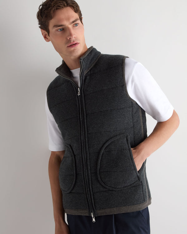 Men's Mall Reversible Cashmere Gilet  7