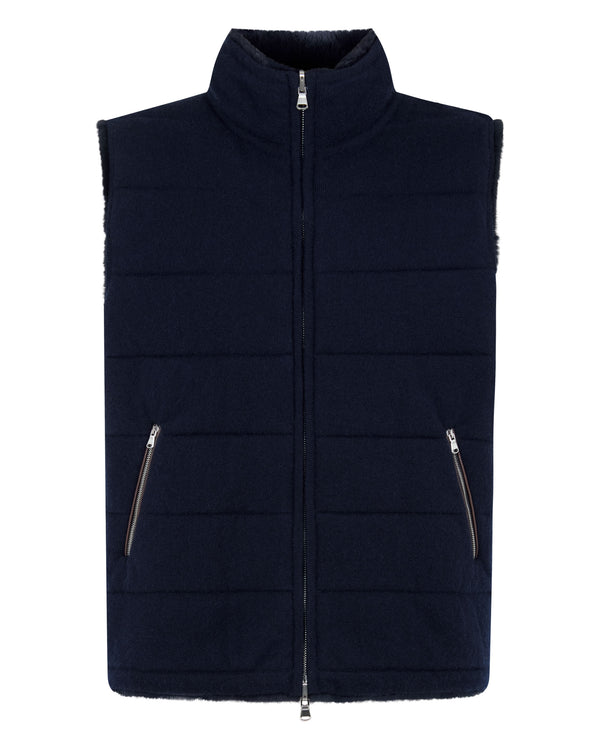 Men's Vermont Fur Lined Gilet  2
