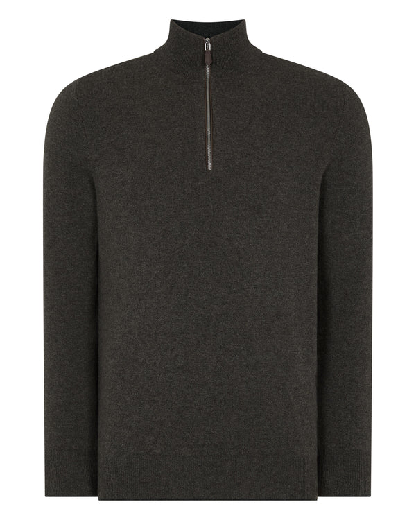 Men's Carnaby Half Zip Cashmere Jumper  2