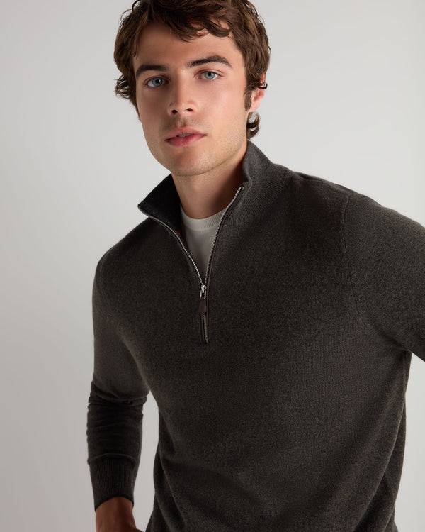 Men's Carnaby Half Zip Cashmere Jumper  5