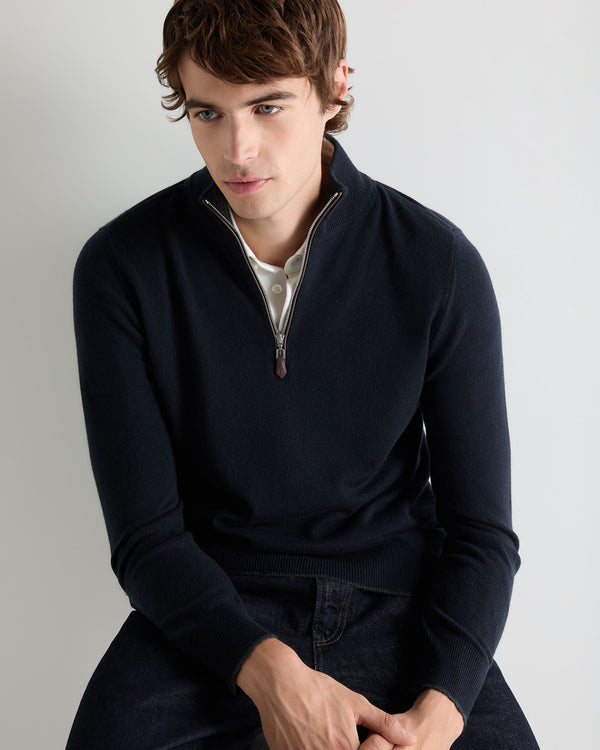 Men's Carnaby Half Zip Cashmere Jumper  5