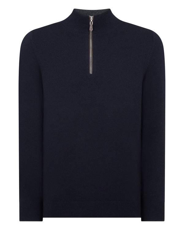 Men's Carnaby Half Zip Cashmere Jumper  2