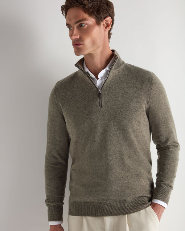 Men's Carnaby Half Zip Cashmere Jumper 6