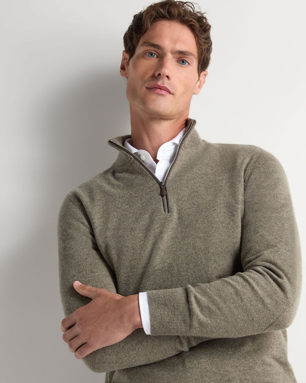 Men's Carnaby Half Zip Cashmere Jumper 5