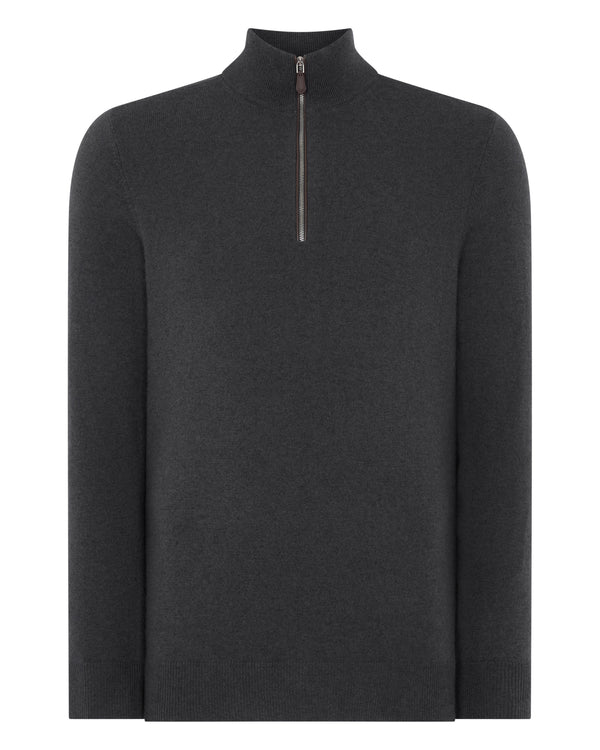 Men's Carnaby Half Zip Cashmere Jumper 2