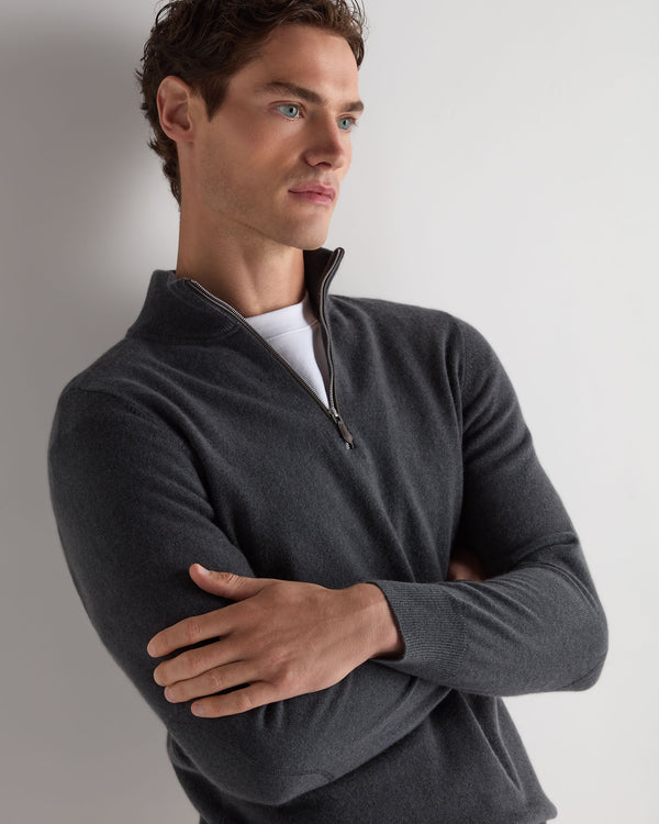 Men's Carnaby Half Zip Cashmere Jumper 7