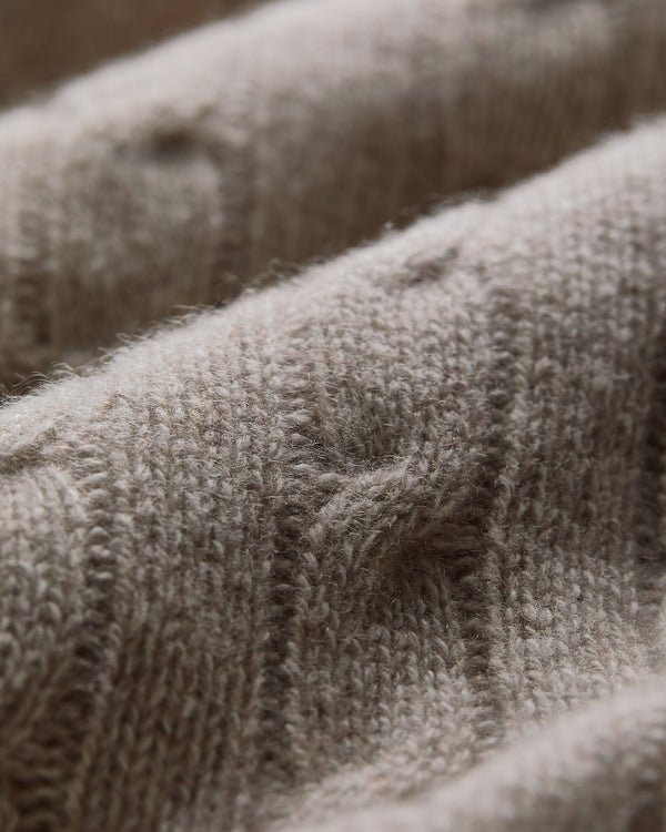 Men's Albemarle Cable Half Zip Cashmere Jumper 8