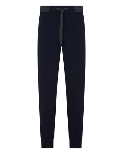 Men's Ladbroke Cashmere Jogger Navy Blue