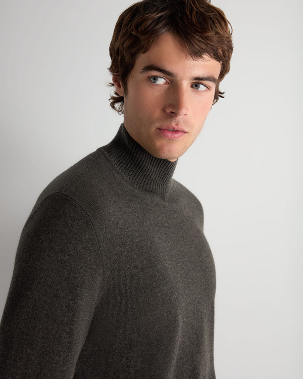 Men's Mayfair Turtle Neck Cashmere Jumper  5